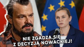 Dawid Ogrodnik o decyzji Nowackiej: \