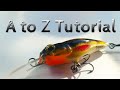 A to Z Tutorial. High detailed Balsa Deep Diver Micro Crank Bait-Part One