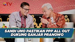 Bersama PPP, Sandiaga Uno Dukung Ganjar Pranowo di Pilpres 2024 - BIP 13/08