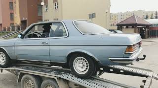 Mercedes 123 coupe ( 2021 Świdnica ) wodowanie i garażowanie