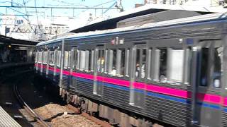 京王7000系（7702F+7804F）　準特急新宿行き通過　下高井戸にて