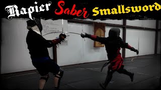 Historical Fencing: Rapier, Saber, Smallsword!