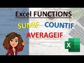 Excel for beginners: Learn how to use SUMIF, COUNTIF and AVERAGEIF