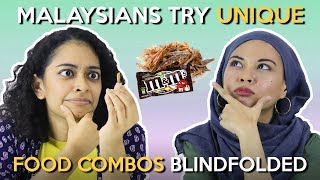 Malaysians Try Unique Food Combos Blindfolded