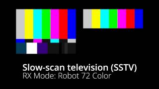 Slow-scan television (SSTV) - Robot 72 Color