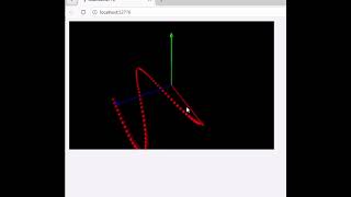 Python Tutorial - VPython - Sinusoidal / Sine Wave with Axes