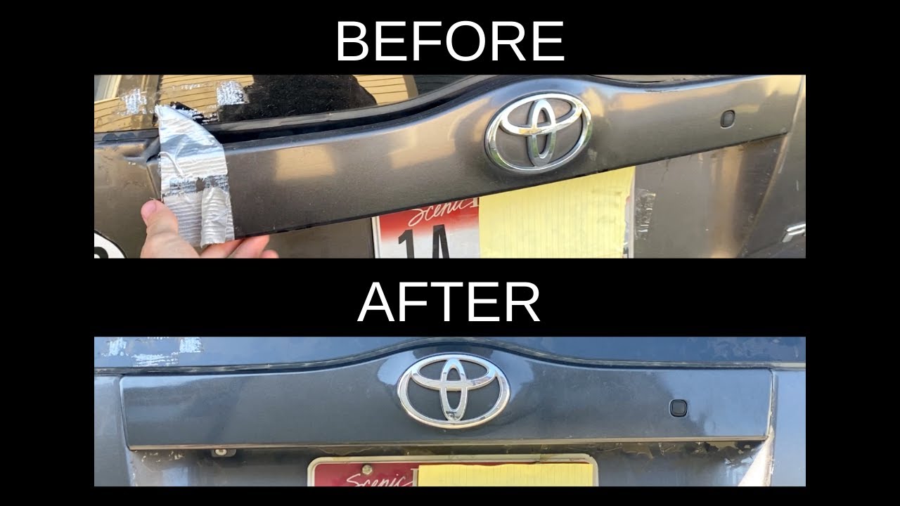 How To Fix/Replace A Broken Lift-Gate Handle On A Toyota Prius (2004 ...