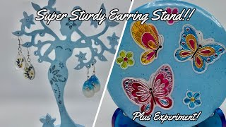 #318 STURDY Earring Holder Plus Bonus Experiment Using Casting Powder!