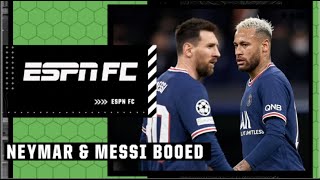 Why are PSG fans booing Messi & Neymar?! | ESPN FC