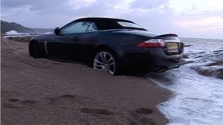 Slapton Sands Road (The Line) Is  closed. The beach and road have merged after the storm.