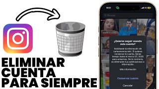 ❌Como ELIMINAR una Cuenta de Instagram de Manera Definitiva desde el Celular Tutoríal 2025