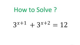A nice Exponential problem x=? #algebra#exponents