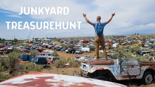 Searching Epic Junkyard for Perfect Vehicles to Live in: RV's, Box Trucks, and Skoolies