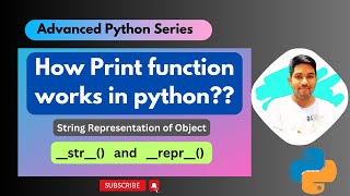 Object String Representation in Python | Advanced Python Series | __str__ and __repr__ methods
