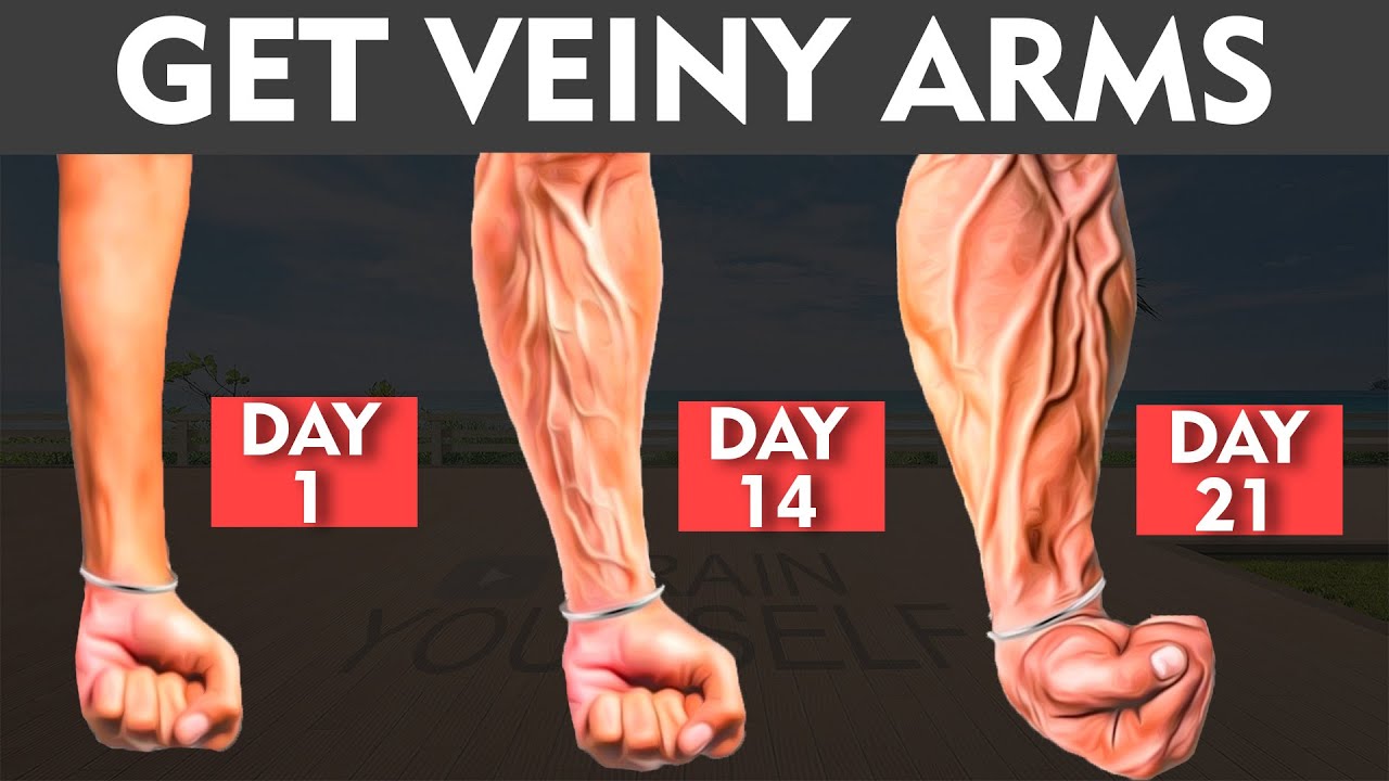 5 Min/day At Home To Grow VEINY ARMS - YouTube