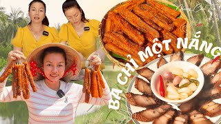 Ba Chỉ Một Nắng Quá Ngon | Ba Chỉ Tẩm Gia Vị Phơi Nắng Món Ăn Ngon Ngày Tết Cùng Nhung Cần Thơ