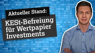 Update: KESt-Befreiung für Wertpapier-Investments - das sagte FM Magnus Brunner im Trend Interview