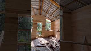 Wooden house under construction #chennaiinterior #chennai #kodaikanal #woodhouse #ecohouse