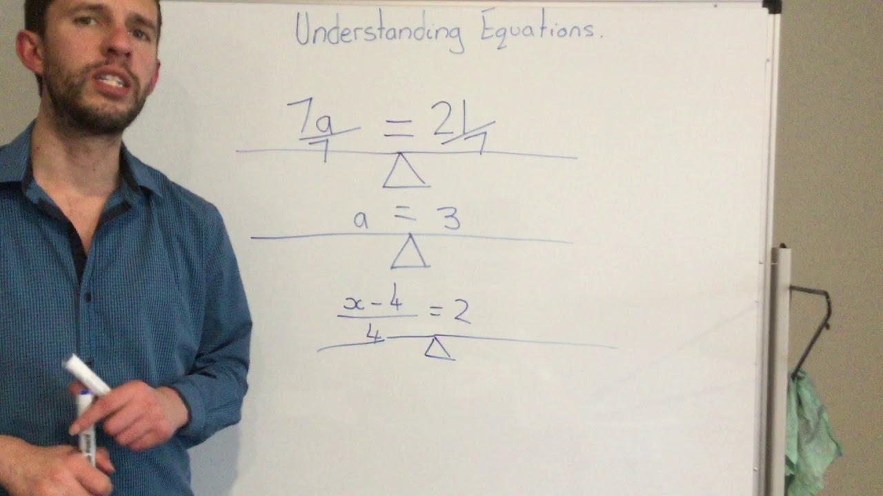 Algebra Understanding Equations Youtube
