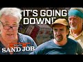 Clarkson, Hammond & May Are Forced To Abandon Their Sinking Van | The Grand Tour: Sand Job