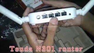 UNBOXING TENDA N301 ROUTER