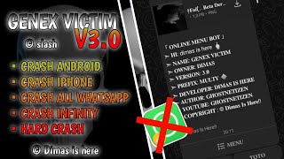 SC BUG GANAS TERBARU TEMBUS ALL WA | BUG VIP | SC BOT WA FREE | BUG WA #scripbotwa #scbotwa