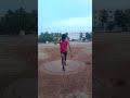 shot put glide throw...