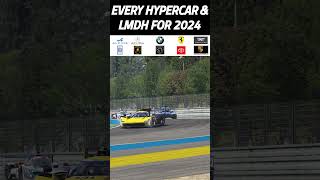 Every HYPERCAR \u0026 LMDH In 2024 #shorts #WEC #IMSA