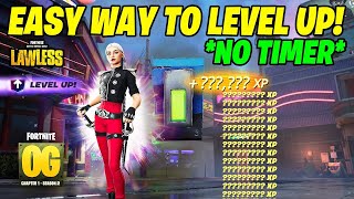 *No Timer* Game Breaking FORTNITE XP GLITCH Map to LEVEL UP FAST