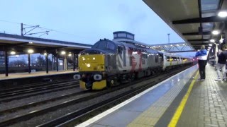 *Legend Driver* Class 37884 at Ashford Int with MEGA thrash and tones.