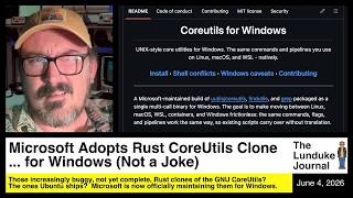 Microsoft Adopts Rust CoreUtils Clone... for Windows (Not a Joke)
