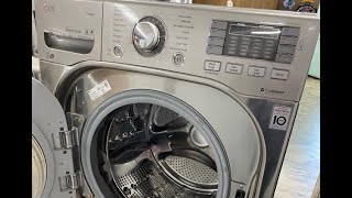 WM4270HVA - LG WASHER - Allergen Cycle - Turbo Wash - Max Spin - Over Load Test