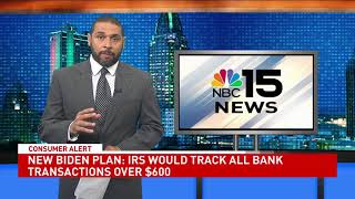 IRS would track all bank transactions over $600 under Biden plan- NBC 15 WPMI