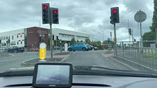 22- Cheetham Hill real test route Queens Rd turn right Rochdale Rd.