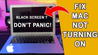 How to Fix Mac Not Turning on Black Screen | Mac Not Booting Up
