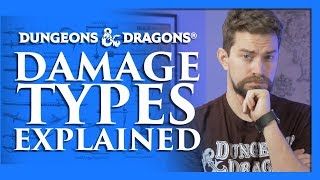 What are Damage types in Dungeons \u0026 Dragons - Workshop Wednesday