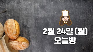 25. 2. 24(월) 오늘빵