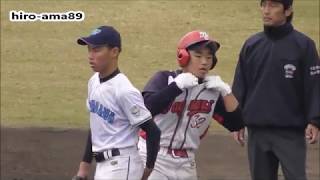 《中学硬式》  株本満弘選手（広島ボーイズジャガーズ）【ヒット打ったよ】