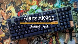 Ajazz AK966 x NK Cream Sound Test