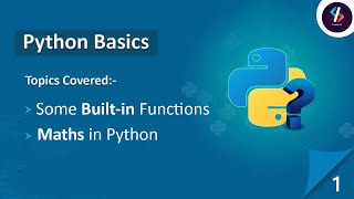 Python Tutorial for Beginners in Hindi | Built-in Functions in Python | Python For Mathematics