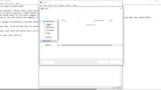 How to save python files on python IDLE