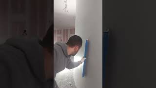 pre finish gypsum oval wall #short #youtube #shorts #youtubeshorts #tiktok #viral