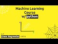 Linear Regression | Machine Learning Course | tutorial | with python | part 1