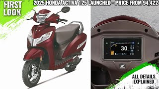 Updated Honda Activa 125 2025 Model Launched @ 94,422 - Explained All Spec, Features And More