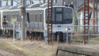 811系(リニューアル8両)  快速小倉行 大牟田駅到着