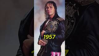 Bret Hart (HIT MAN) Atraves de los años #brethart #thrutheyears #wwe #wweevolution #wrestling