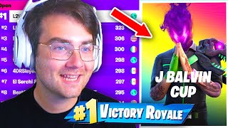 I Competed in the J BALVIN CUP in Fortnite... (SKIN UNLOCKED - Full Tournament)