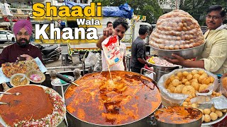 Delhi Street Food | INDIAN WEDDING Food Menu on street 😍 Street Food India