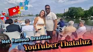 ஜெர்மனி சொகுசு கப்பலில் ஒரு அமைதியான பயணம்! Roaming around frankfurt city! Met Brazil youtuber !