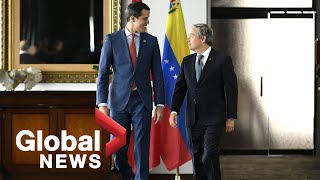 Juan Guaidó holds news conference with Canadian foreign minister | FULL